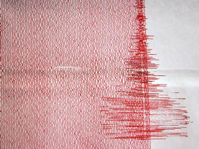 Der Seismograph der Erdbebenwarte verzeichnete Ausschläge: Etwa 80 Sekunden lang bebte am Montagmittag in Teilen Deutschlands die Erde. (Symbolbild) Erdbeben-Seismograph