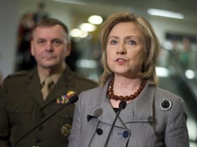 Hillary Clinton: «Wir haben um diesen Krieg nicht gebeten, aber wir werden ihn sicher beenden». Clinton