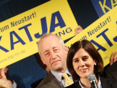 Die Spitzenkandidatin der Hamburger FDP, Katja Suding. Suding
