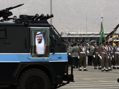 Saudische Truppen bei einer Parade in Mekka (Archivfoto). Saudische Truppen