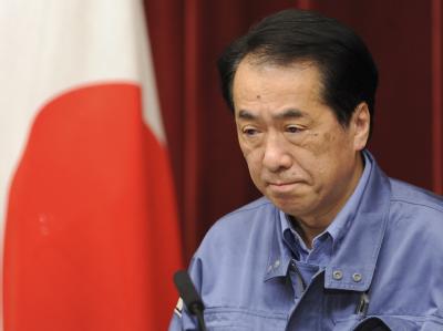 Der japanische Premierminister Naoto Kaoto Kan Premierminister Naoto Kaoto
