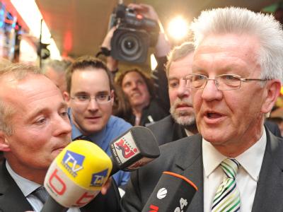Winfried Kretschmann (Grüne): «Wir werden den versprochenen Weg in die Bürgergesellschaft gehen.» Winfried Kretschmann