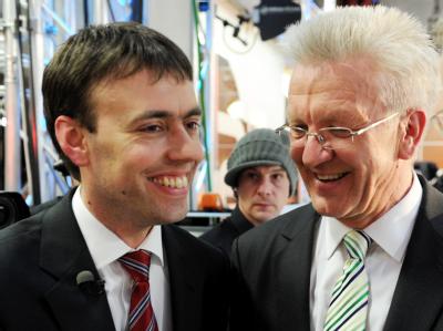 SPD-Landeschef Nils Schmid und der baden-württembergische Ministerpräsident Winfried Kretschmann (Archiv). Schmid und Kretschmann