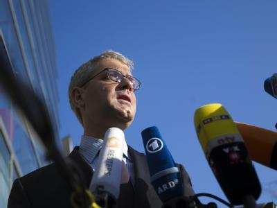 Umweltminister Norbert Röttgen (CDU) bei der Ankunft zur CDU-Vorstandssitzung in Berlin. Norbert Röttgen