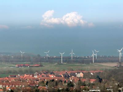 Windräder in Nienhagen an der Ostsee Winräder
