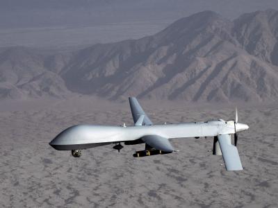 Die USA wollen mit dem Einsatz von Drohnen zum Schutz der libyschen Zivilbevölkerung beitragen. (Foto: US Air Force, Lt. Col. L. Pratt) US-Kampfdrohne