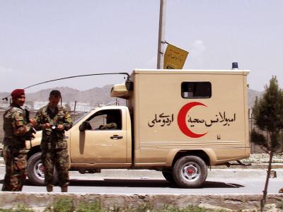 Der Angreifer schoss auf dem militärischen Teil des Flughafens Kabul auf Nato-Ausbilder. Afghanische Soldaten