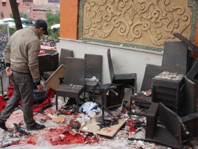 Bei einem Anschlag im marokkanischen Marrakesch sind am Donnerstag nach Angaben der Behörden 14 Menschen «unterschiedlicher Nationalitäten» getötet worden. Explosion in Marrakesch