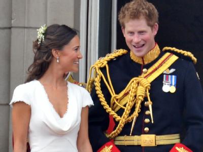 Die Geschwister des Brautpaars: Philippa Middleton und Prinz Harry Pippa Middleton und Prinz Harry