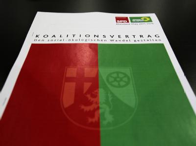 Rot und Grün: Der Koalitionsvertrag von SPD und Bündnis 90/Die Grünen in Rheinland-Pfalz. Rot-Grün in Rheinland-Pfalz