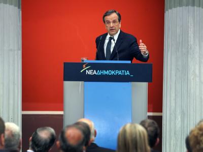 Der griechische Oppositionsführer Antonis Samaras gilt als beharrlich. Antonis Samaras
