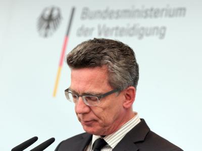 Verteidigungsminister de Maiziere (CDU): «Ich bitte die deutsche Öffentlichkeit, gerade jetzt unseren Einsatz in Afghanistan zu unterstützen.» Thomas de Maizière