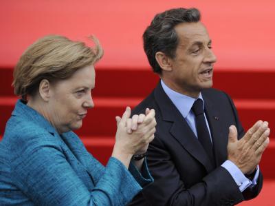 Kanzlerin Merkel und Präsident Sarkozy. In Sachen Atomkraft verfolgen Deutschland und Frankreich unterschiedliche Strategien. Merkel und Sarkozy