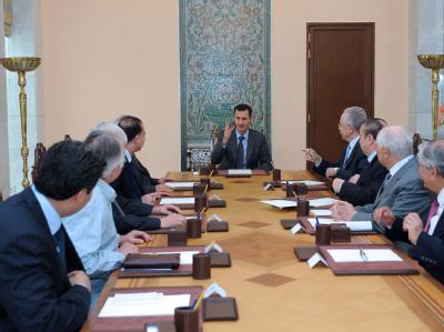 Assad bildete Anfang Juni eine so genannte «Kommission für den nationalen Dialog». Foto: SANA Bashar al-Assad