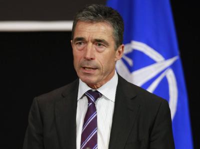 Keine Atempause für Gaddafi: Die Nato will den Luftkrieg bis zum Ende weiterführen - viel mehr aber nicht. Generalsekretär Anders Fogh Rasmussen. Rasmussen