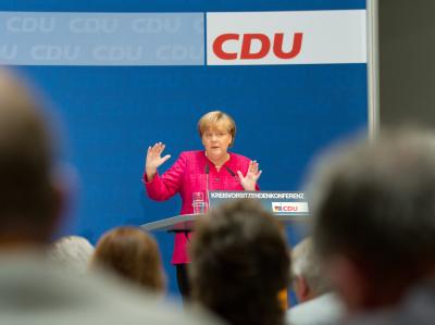 Angela Merkel will Gläubiger «substanziell» ins Boot holen. Merkel