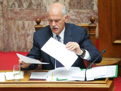 Griechenlands Regierungschef Giorgos Papandreou. (Archivbild) Papandreou