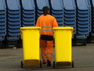 Gute Noten für die deutschen Großstädte im Umweltschutz: Im europäischen Vergleich liegen deutsche Metropolen über dem Durchschnitt. Müllabfuhr