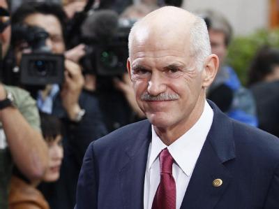 Zwiespältige Gefühle: Regierungschef Papandreou beim EU-Gipfel in Brüssel. Regierungschef Papandreou