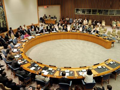 Der UN-Sicherheitsrat in New York. UN-Sicherheitsrat