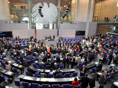 Abstimmung über den Atomausstieg im Bundestag. Abstimmung im Bundestag