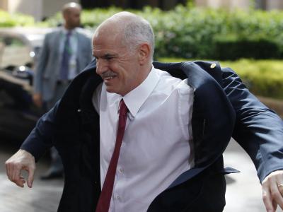 Der griechische Ministerpräsident Giorgos Papandreou. Papandreou