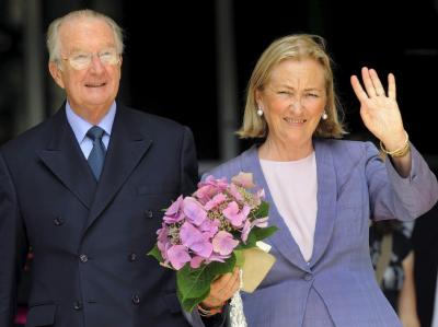 König Albert II. und Königin Paola von Belgien (Archivfoto vom 31. Juli 2008). Belgisches Königspaar