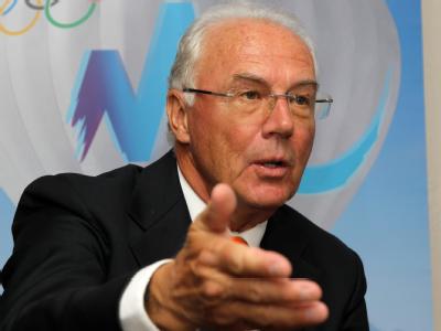 Franz Beckenbauer wirbt in Durban für die Münchner Olympia-Bewerbung. Kaiser