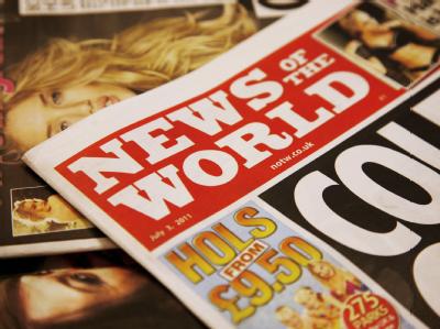 Die Ausgabe der «News of the World» vom 03. Juli: Nach dem Abhörskandal bei dem britischen Boulevardblatt wird die Zeitung eingestellt. Am kommenden Sonntag erscheint die letzte Ausgabe. «News of the World» wird eingestellt
