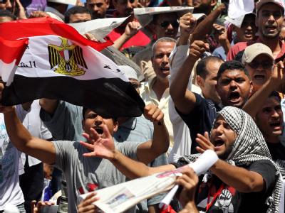 Enttäuschte Ägypter protestieren wie im Revolutionswinter auf dem Tahrir-Platz in Kairo. Enttäuschte Ägypter