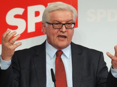 Laut einer Umfrage sollte der Vorsitzende der SPD-Bundestagsfraktion, Frank-Walter Steinmeier, für die Position als Kanzler ins Rennen gehen. (Archivbild) Kandidatendebatte