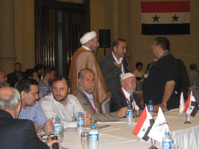 Mitglieder der syrischen Opposition haben in Pendik bei Istanbul eine Strategie für den Sturz des Regimes von Präsident Baschar al-Assad beschlossen. Konferenz der syrischen Opposition