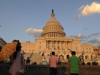 Das Kapitol in Washington: Schauplatz eines beispiellosen Politdramas. Kapitol