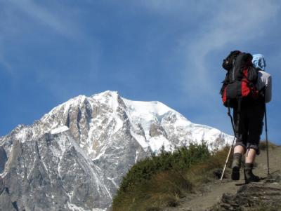 Fordert immer wieder Todesopfer: Der Montblanc auf französischer Seite ist mit 4810 Metern der höchste Gipfel der Alpen. (Archivbild) Montblanc