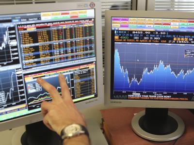 Auch in Spanien erholten sich die Aktienkurse. Börse in Madrid