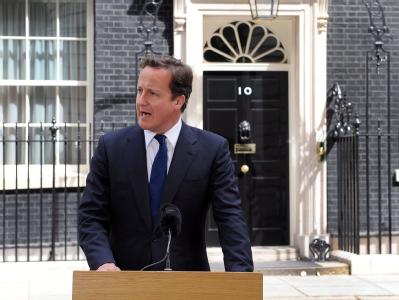 David Cameron will hart durchgreifen. David Cameron