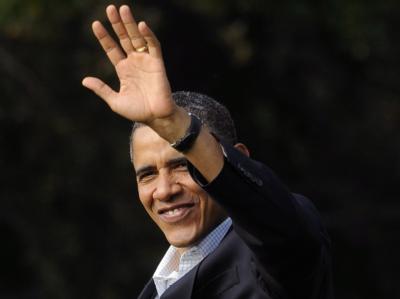 Barack Obama ist einer Bustour durch den Mittelwesten gestartet - die Republikaner verspotten die Aktion als «Obamas Schulden-Tour». Barack Obama