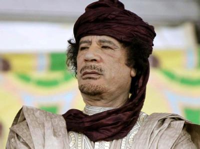 Wurde von vielen im Westen eher belächelt. Doch bei den Aufständen gegen sein Regime offenbarte er für jeden sichtbar seine ganze Brutalität: Muamamar al-Gaddafi (Archivbild) Gaddafi