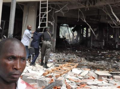 Bei dem Anschlag auf das Gebäude der Vereinten Nationen in Nigeria starben 23 Menschen. Verwüstung