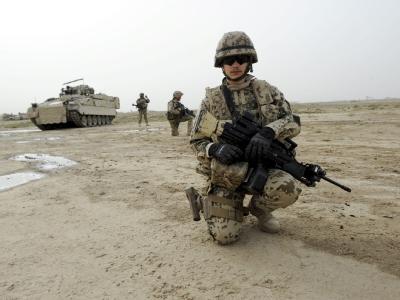 Bundeswehrsoldaten nahe Kundus: Seit 2002 ist die Bundeswehr in Afghanistan. Deutsche Soldaten in Afghanistan
