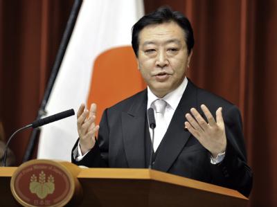 Stellte seine neue Regierungsmannschaft vor. Japans neuer Premier Yoshihiko Noda. Yoshihiko Noda