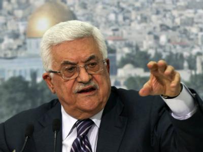 Palästinenserpräsident Mahmud Abbas kündigt in Ramallah seine Absicht an, die Vollmitgliedschaft bei den Vereinten Nationen zu beantragen. Mahmud Abbas