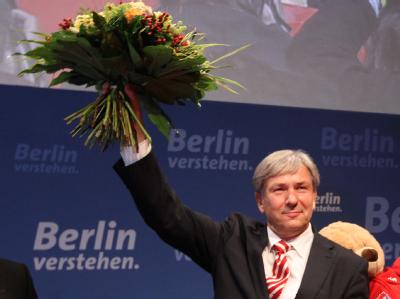 Klarer Wahlsieg für Klaus Wowereit und seine SPD. Klaus Wowereit