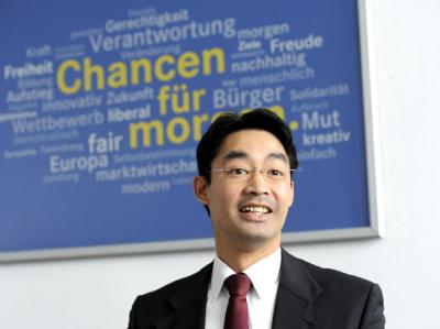 Philipp Rösler strahlt in Koalitionsfragen weiter Zuversicht aus. Rösler
