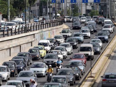 Krise in Griechenland: Streiks sorgen in Athen für Verkehrschaos. Verkehrschaos