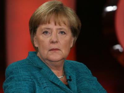 Angela Merkel zu Gast in der Talksendung Merkel
