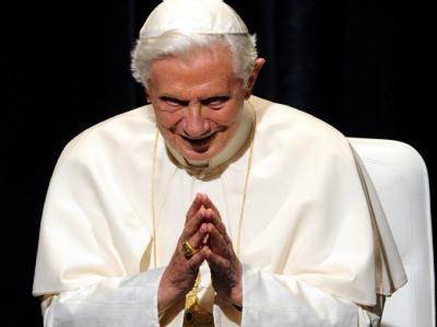 Papst Benedikt XVI. spricht in Freiburg. Papst Benedikt XVI. besucht Deutschland