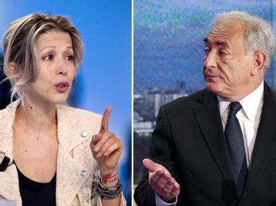 Der frühere IWF-Chef Dominique Strauss-Kahn und das mutmaßliche Vergewaltigungsopfer Tristane Banon. Strauss-Kahn trifft auf mutmaßliches Pariser Opfer