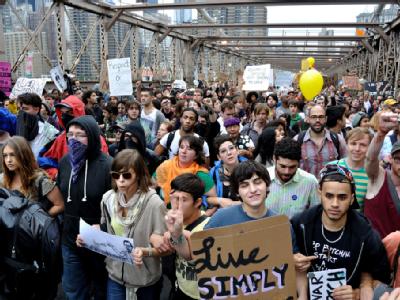 Mehr als 700 Demonstranten wurden in New York festgenommen. Mehr als 700 Festnahmen bei Demo in New York