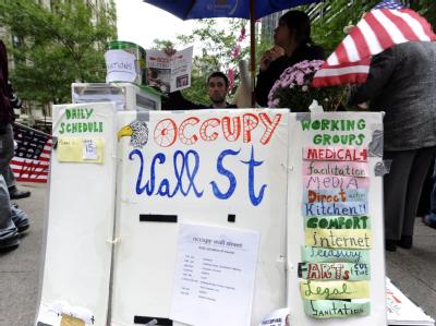 Die Proteste an der Wall Street ziehen sich bereits über drei Wochen - die größte Aktion gegen die Banken steht jedoch noch bevor. Wall-Street-Besetzer